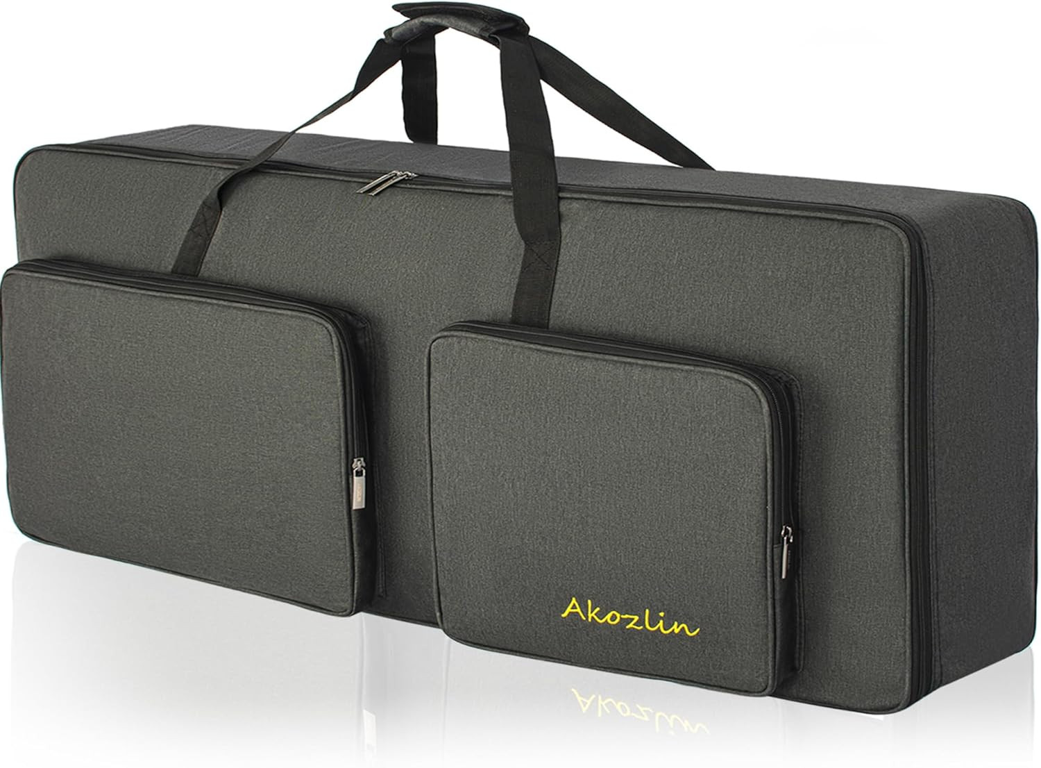 61-Key Full Padded Keyboard Gig Bag, 41.7&rdquo;&times;17.3&rdquo;&times;6.3&rdquo;Portable Electric Piano Key