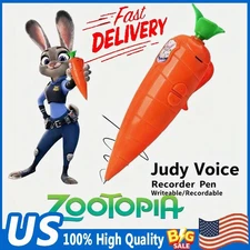 Zootopia Carrot Voice Recorder Pen Judy Hopps Zootropolis Nick Wilde‌ Kid GN