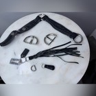 Y2K Coach Replacement Part Style 2158 (2008) Black Leather & Silver Hardware