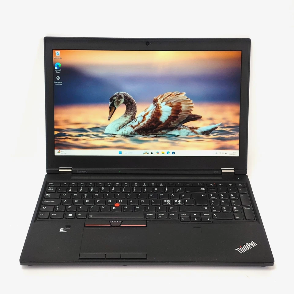Lenovo ThinkPad P51 CAD Gaming Laptop, i7-7820HQ 32GB 512GB SSD Quadro M2200 FHD - Image 2 of 4