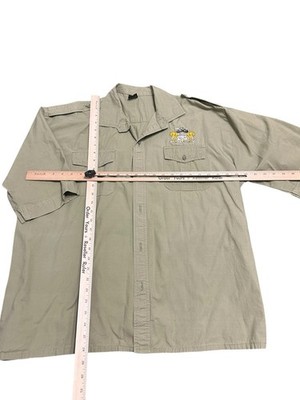 Mount Kenya Safari Club Topi Safari Shirt Mens XL Made In Kenya  100% Cotton