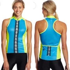 Canari Cyclewear Women's Sona Tank Top, Fiji Blue, Medium NWT