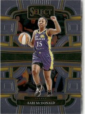 2024-25 Panini Select WNBA Aari McDonald Los Angeles Sparks #91