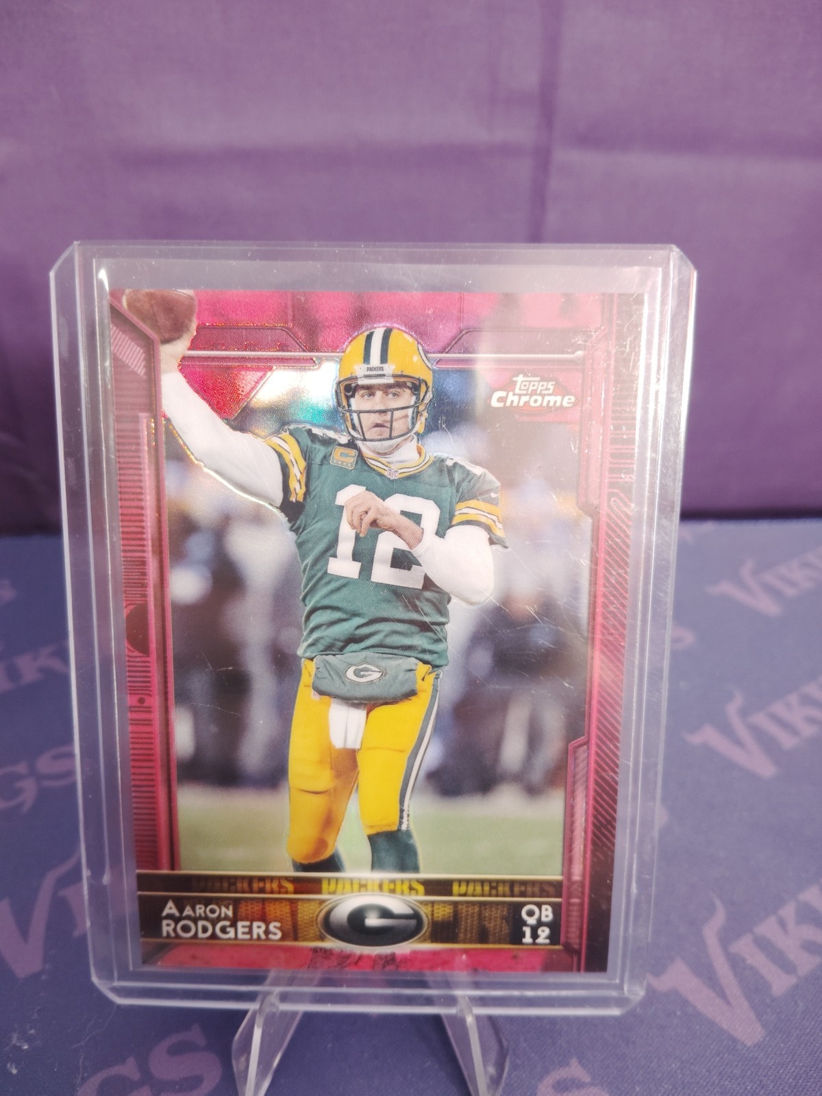 2015 Topps Chrome - Aaron Rodgers #2 Refractor 155/399