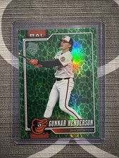 2026 Topps Series One Holiday Green Leaf Foil Gunnar Henderson