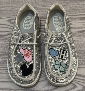 Women’s HEYDUDE Hey Dudes Wendy Sequin Shoes Size 7