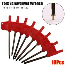 10Pcs Plum Shaped Torx Screw Spanner Power Tool T Wrench