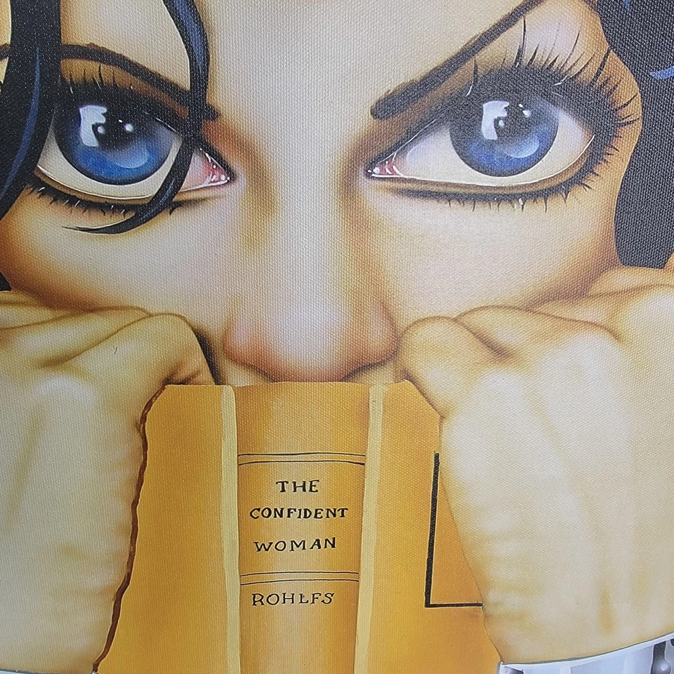 Scott Rohlfs Mulher Maravilha Nativa Pinup Tatuagem Menina iCanvas 26x18 Arte em Tela (3) - Imagem 3 de 4