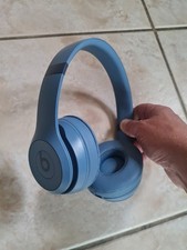 Beats Solo 4 Wireless Bluetooth Headphones Blue Excellent Condition