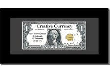 Creative Picture Frames [$4x9bk-b Black First Dollar Frame with Black Matting,