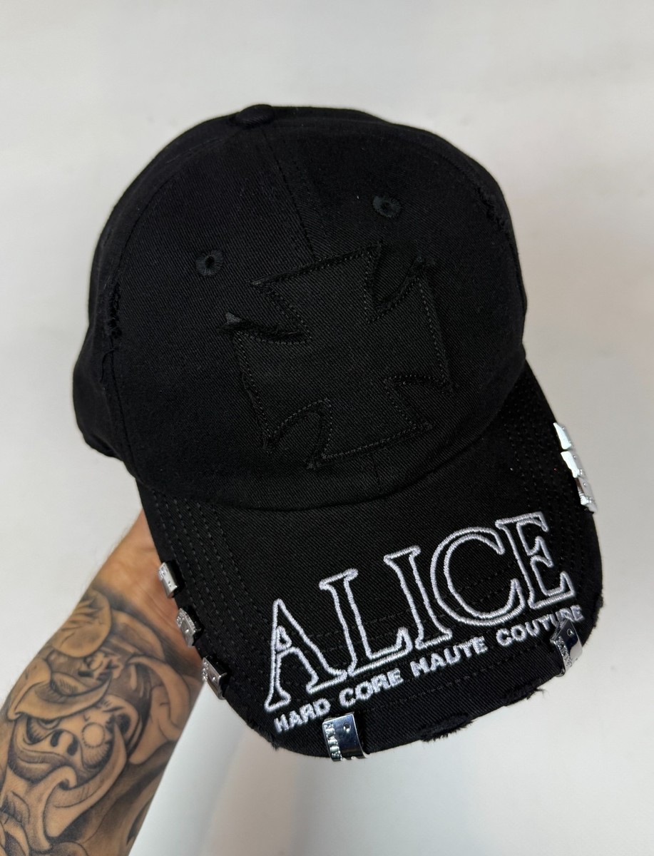 Cap ALICE Hollywood HARDCORE HAUTE COUTURE HAT BLACK vintage
