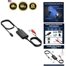 192kHz DAC Digital to Analog Audio Converter 7ft/2.1m Digital Audio Optical t...