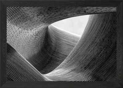 Linien gerahmtes Wandbild Poster Leinwanddruck Bild