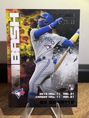 2020 Topps Stadium Club Bash & Burn Black Rookie RC #BAB-14 Bo Bichette /99