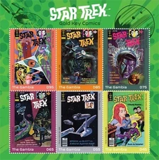 Gambia 2019 Star Trek Souvenir Stamp Sheet Of 6 Stamps Scott #3841 MNH Gem Grade