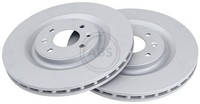 2X Bremsscheibe Beschichtet A.B.S. 18474 FüR 208 Peugeot DS DS3 CitroËN 1 Gti