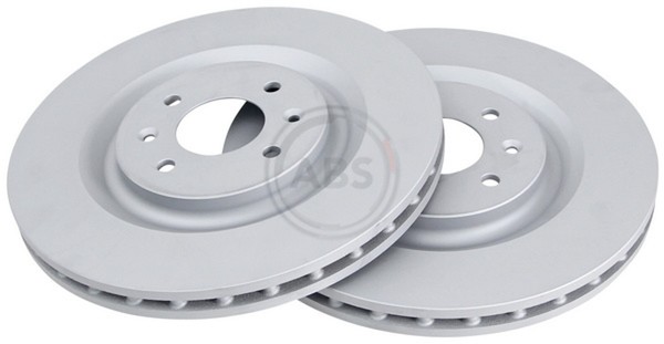 2X Bremsscheibe Beschichtet A.B.S. 18474 FüR 208 Peugeot DS DS3 CitroËN 1 Gti-image
