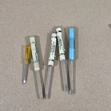 Vintage Mini Screwdriver Lot of 5 tools 4 flat head 1 Phillips