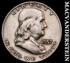 1957-D Silver Franklin Half Dollar-Scarce Better Date No Reserve #i3970