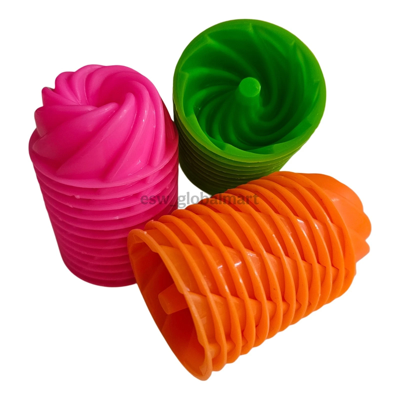 Kuih Kaswi Mini Muffin Jelly Cake Twister Steamed Mold - 3 Colors Set [36 Pcs]
Opens in a new window