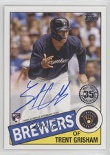 2020 Topps 1985 Topps Baseball Series 2 Trent Grisham #85A-TG Auto v1x