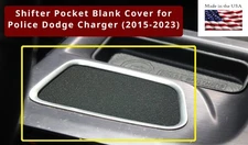 Dodge Charger Shifter Blank Insert Police conversion stock Console  (2015-2023)