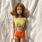 Vintage 1960s MIDGE Doll Barbie Friend Red Hair Flip Original Swimsuit Mattel