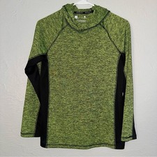 Xersion Green and Black Boys Athletic Hoodie  Size Youth Large
