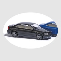 Busch 89132 H0 MaßStab Audi A4 Limousine, Schwarz, Montiert