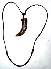 HAWAIIAN TIGER SHARK TOOTH (MAUI ISLAND ARTISAN ENHANCED NECKLACE CREATION)