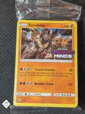 Terrakion SM205 Prerelease Stamped Unified Minds Sealed Pokemon TCG NM