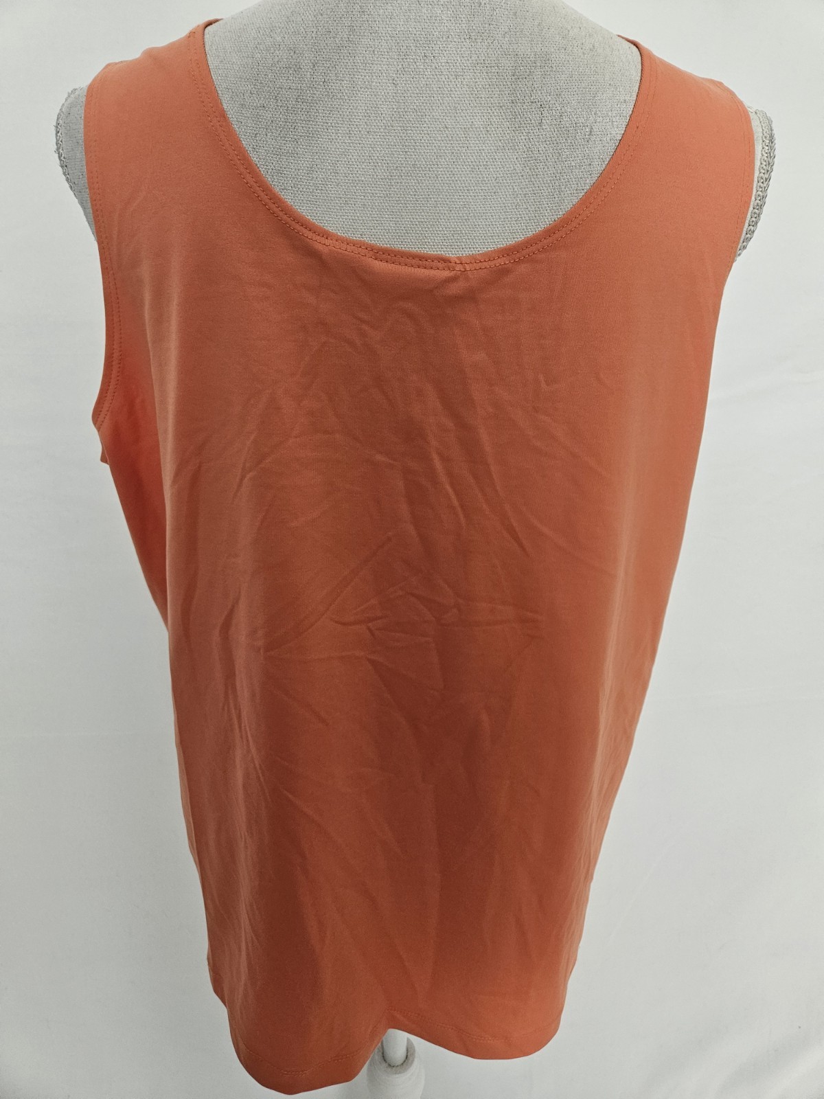 Chico's Solid Bright Orange Basic Stretchy Layeri… - image 5