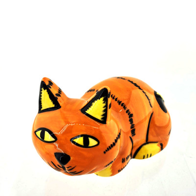 Lorna Bailey Ginger the Cat Restricted Production Range June 2001 Ceramic Signed