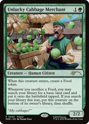 Unlucky Cabbage Merchant - Standard Showdown Promo (Foil)