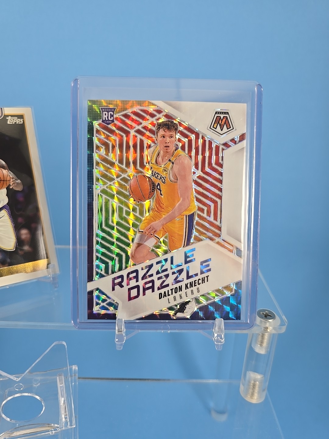 2024-25 Mosaic Basketball Dalton Knecht Razzle Dazzle SSP Case Hit Rookie LAKERS
