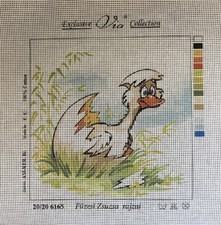 Via Printed Needlepoint Tapestry Gobelin Canvas Only 29x29 Cm