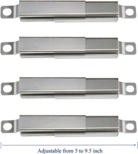 Utheer 304 Stainless Steel Carryover Tube Replacement Parts 4 Crossover Tubes 