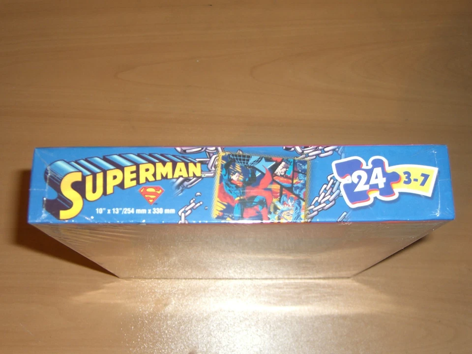 Rompecabezas Mattel DC Superman 2005 24 piezas 10"x13" sin usar, en caja sellado Foto 3 de 4