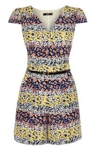 oasis ditsy floral playsuit