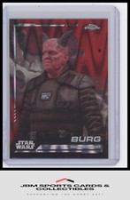 2024 Topps Chrome Star Wars 60 Burg Red Blaster Raywave Refractor