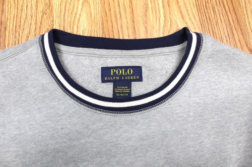 POLO RALPH LAUREN SLEEPWEAR CREWNECK SWEATSHIRT COTTON/POLY X-LARGE, XL - Picture 4 of 5