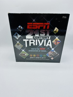 ESPN 21st Century Sports Trivia Game - USAopoly SEALED - NFL, NBA, MLB, NHL