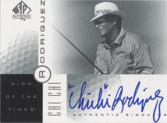 2001 SP Authentic - Chi Chi Rodriguez #CR - 1 of 1