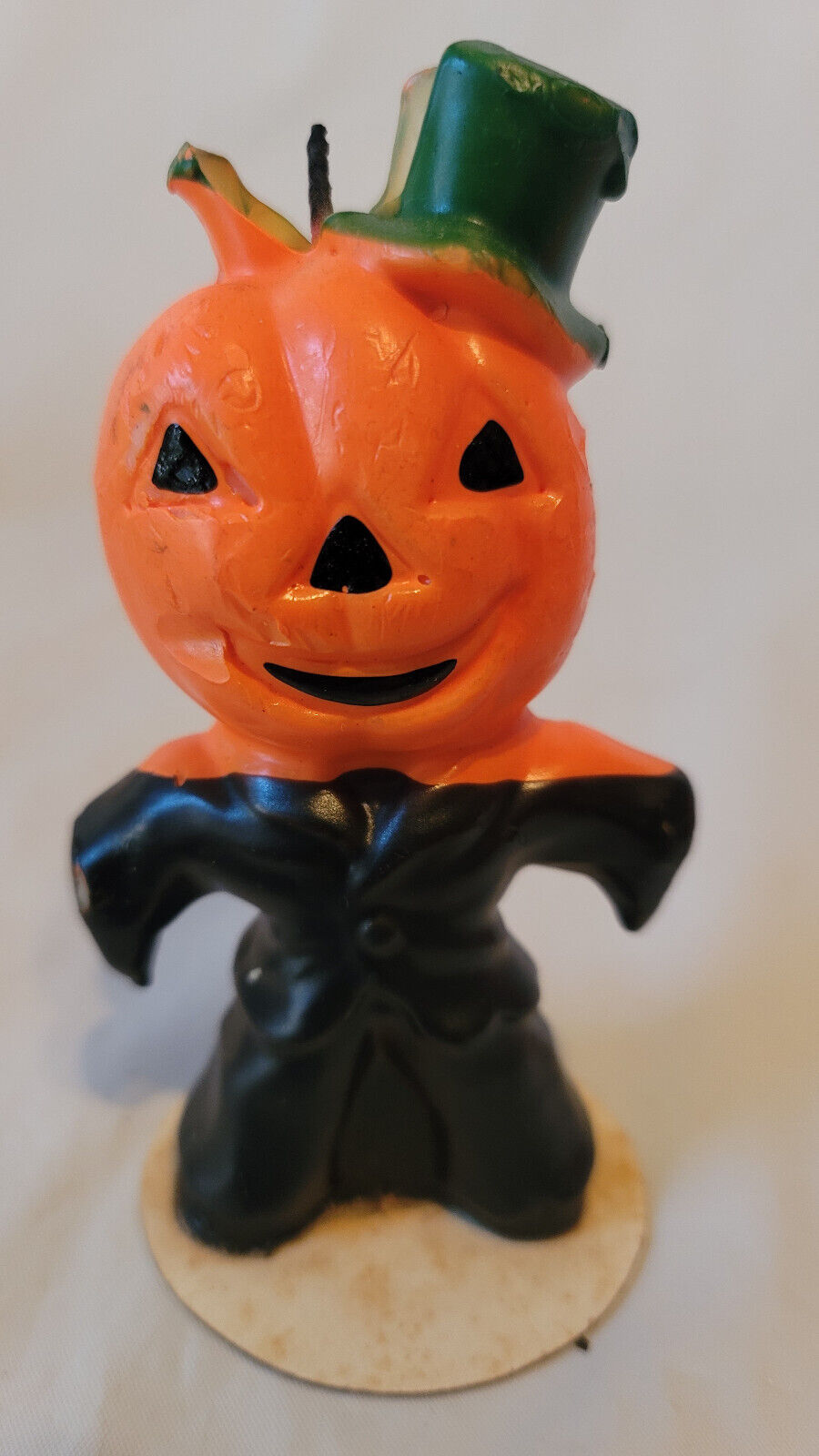 Vintage Lot of 8 Figural Wax Candles Witch Ghosts Skull Pumpkin Owl