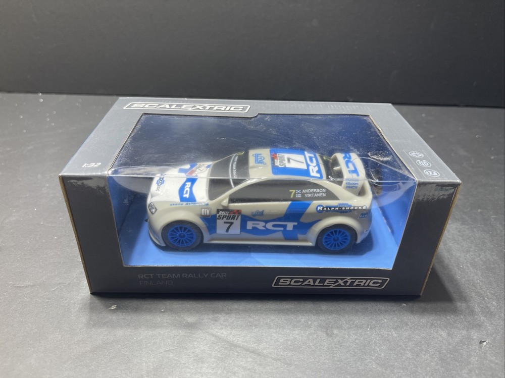 SCALEXTRIC C3712 RCT TEAM RALLY CAR FINLAND   NEW IN CASE