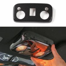 Car Roof Reading Lamp Light Cover Trim For Ford Mustang 2009 - 2023 Carbon fiber
