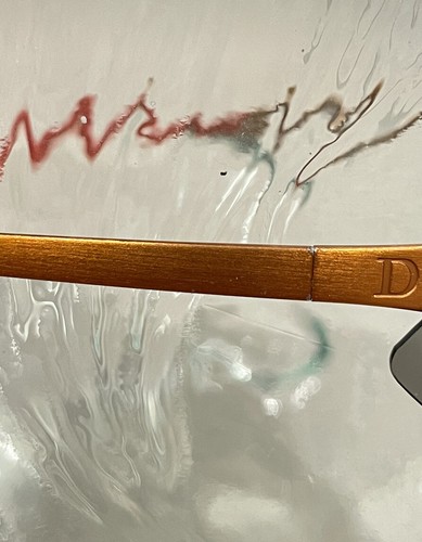 Christian Dior Vintage Dior Faster S90Y0 Sunglasses Orange Made In Austria - Picture 6 of 19