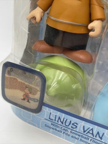 Peanuts A Charlie Brown Christmas Linus Van Pelt mit Mütze, Decke, Schneeball - Bild 5 von 12