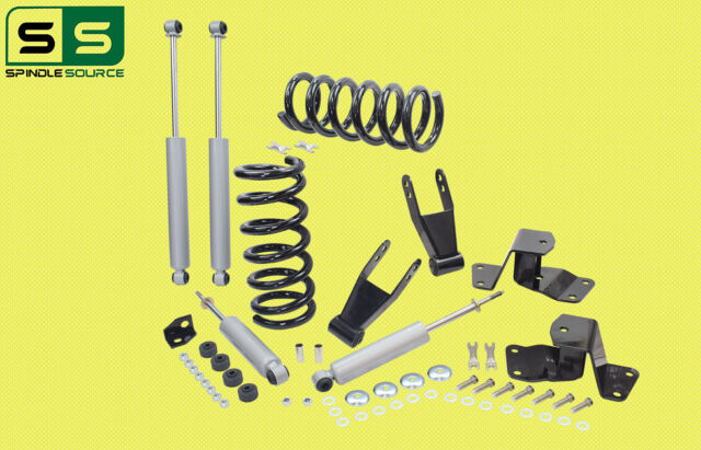 1988 - 1998 Chevrolet GMC C1500 V8 2" / 4" Drop Kit 2/4 Coils Hanger + SHOCKS 1988 - 1998 Chevrolet GMC C1500 V8 2" / 4" Drop Kit 2/4 Coils Hanger + SHOCKS