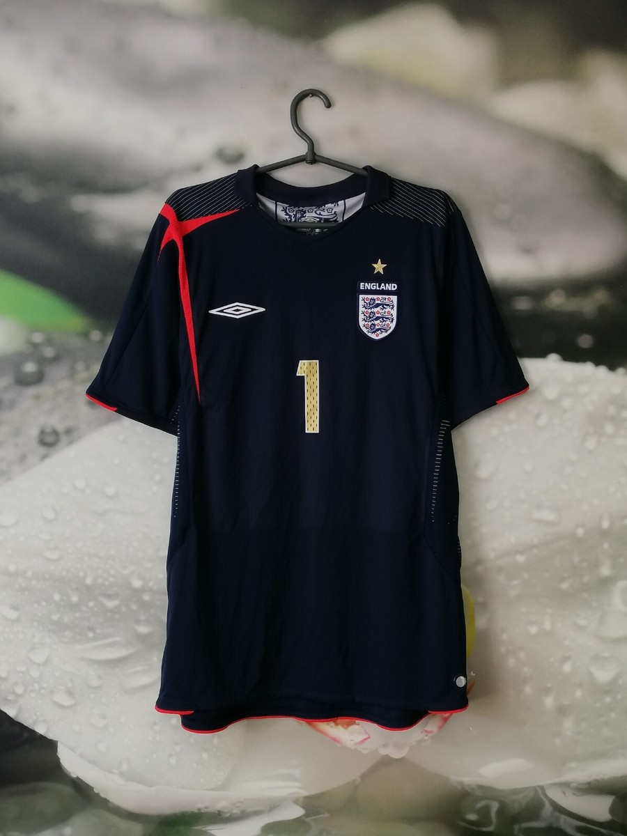 England 2005 - 2007 GK goalkeeper football shirt jersey Umbro #1